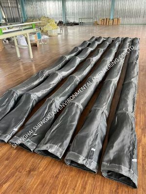 Fiberglass Reverse Dust Collector Filter Bags PTFE Dipping