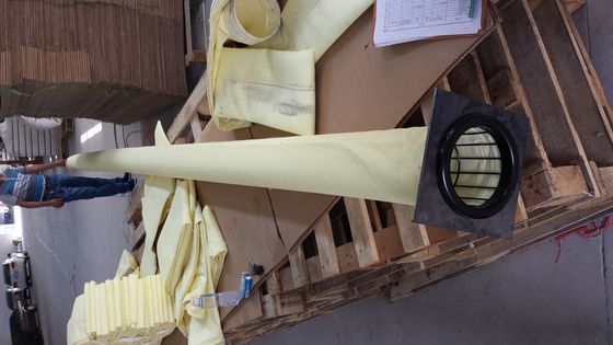 sacchetti filtro ad alta temperatura del collettore di polveri P84 della tela di 6000mm TFE